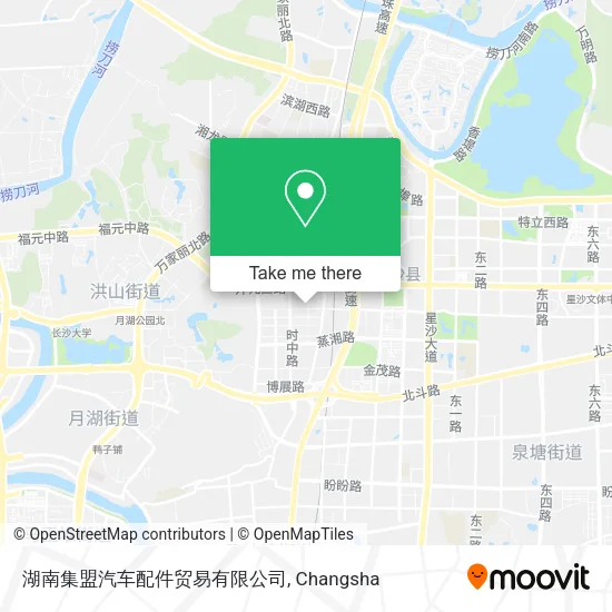 湖南集盟汽车配件贸易有限公司 map