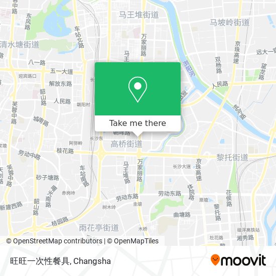 旺旺一次性餐具 map