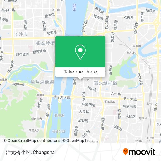 活元桥小区 map
