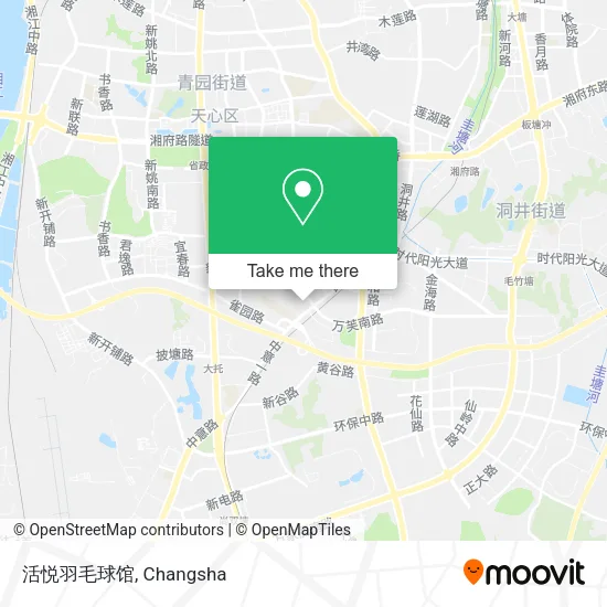 活悦羽毛球馆 map