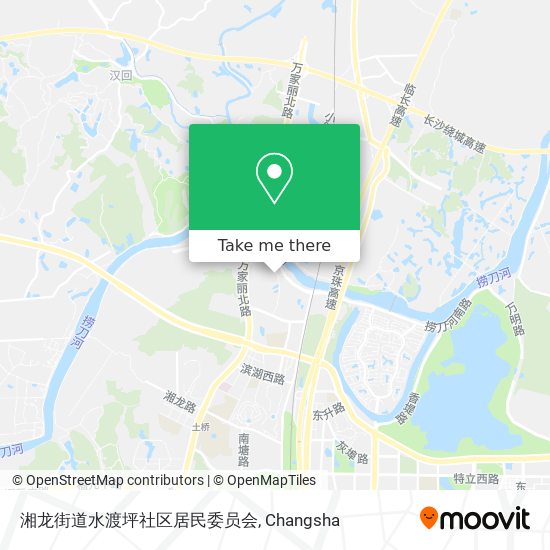 湘龙街道水渡坪社区居民委员会 map