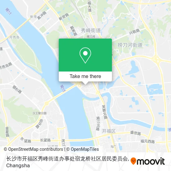 长沙市开福区秀峰街道办事处宿龙桥社区居民委员会 map