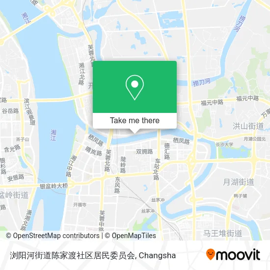 浏阳河街道陈家渡社区居民委员会 map