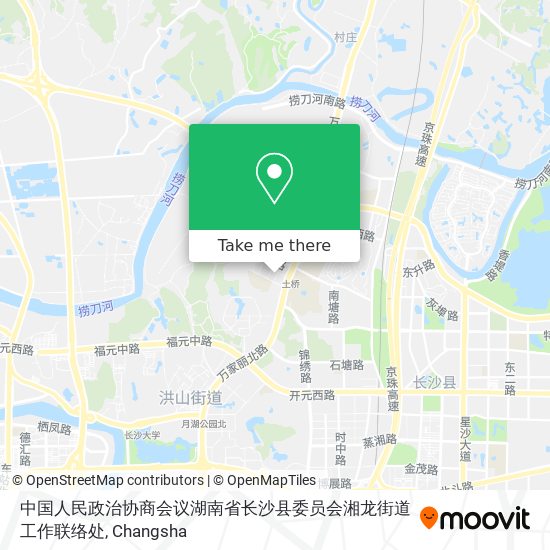 中国人民政治协商会议湖南省长沙县委员会湘龙街道工作联络处 map