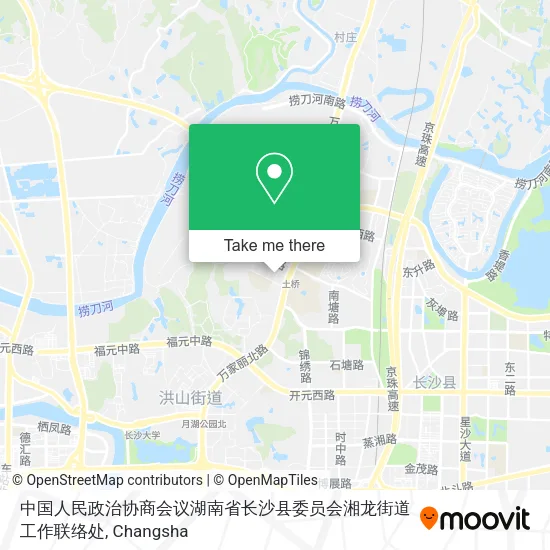 中国人民政治协商会议湖南省长沙县委员会湘龙街道工作联络处 map