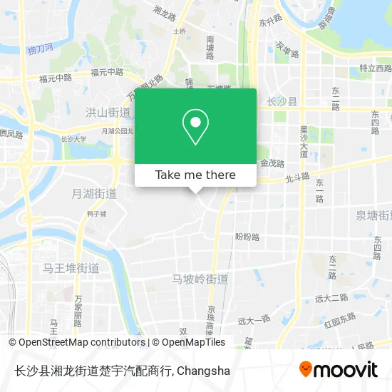 长沙县湘龙街道楚宇汽配商行 map