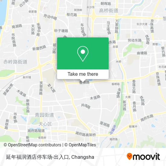 延年福润酒店停车场-出入口 map