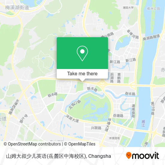 山姆大叔少儿英语(岳麓区中海校区) map
