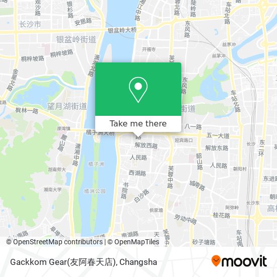 Gackkom Gear(友阿春天店) map