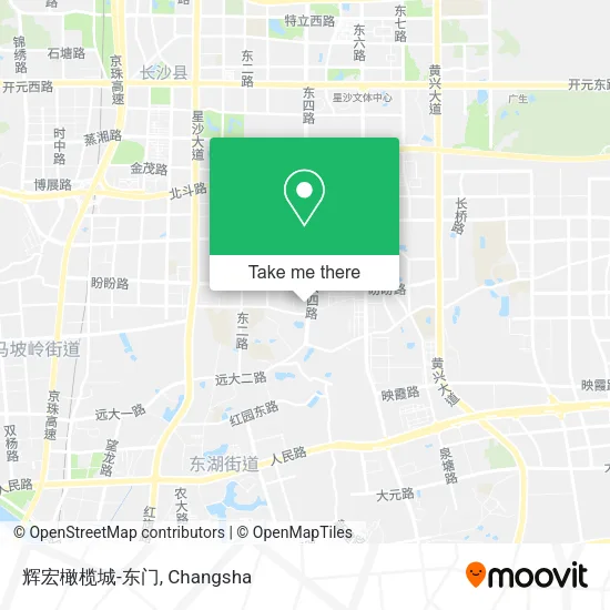 辉宏橄榄城-东门 map