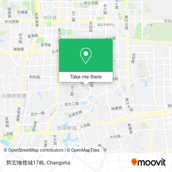 辉宏橄榄城17栋 map