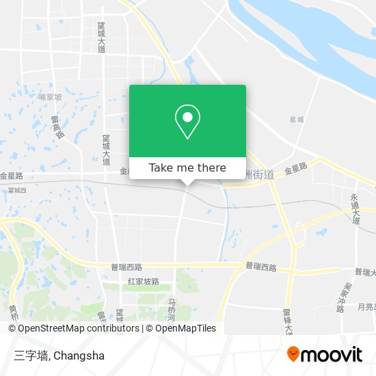 三字墙 map