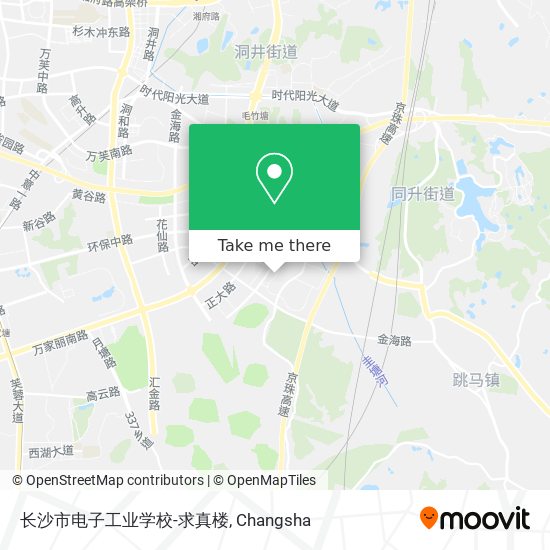 长沙市电子工业学校-求真楼 map