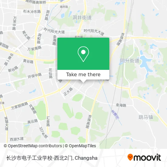 长沙市电子工业学校-西北2门 map