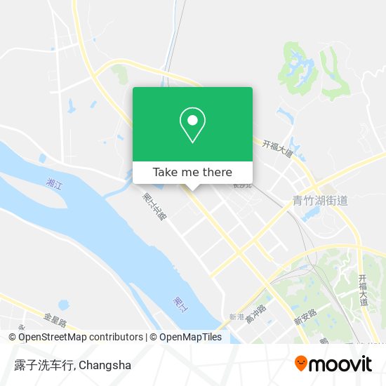 露子洗车行 map
