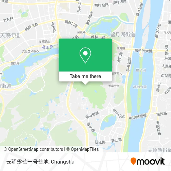 云驿露营一号营地 map