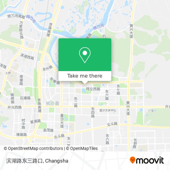 滨湖路东三路口 map