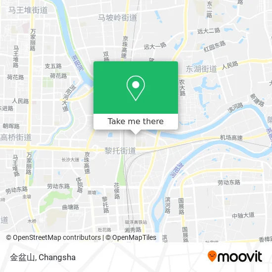 金盆山 map