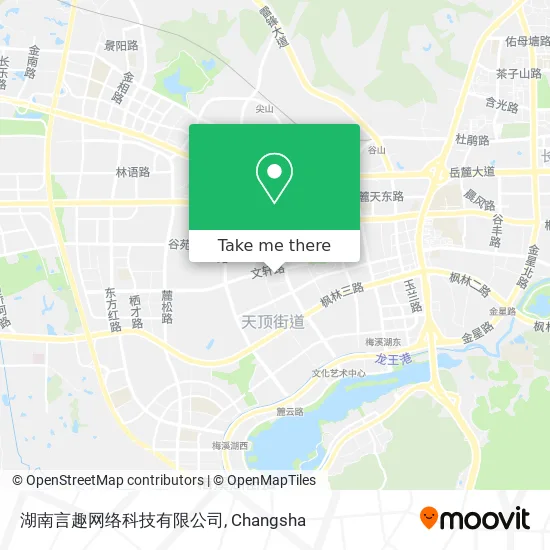 湖南言趣网络科技有限公司 map