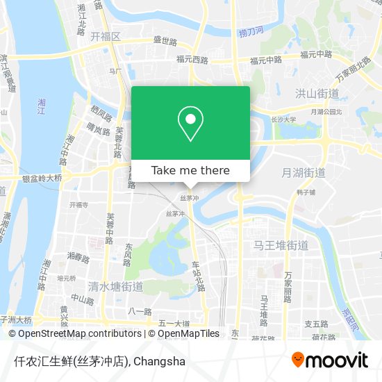 仟农汇生鲜(丝茅冲店) map