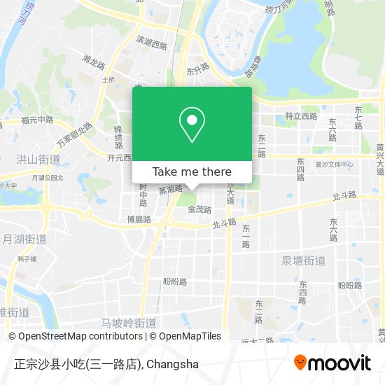 正宗沙县小吃(三一路店) map
