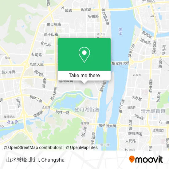 山水誉峰-北门 map