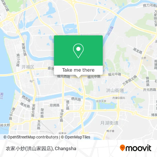 农家小炒(洪山家园店) map