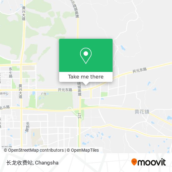 长龙收费站 map