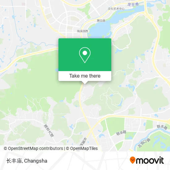 长丰庙 map