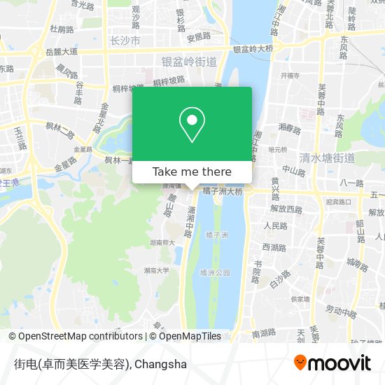 街电(卓而美医学美容) map