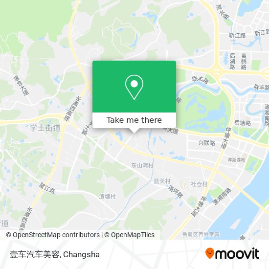 壹车汽车美容 map
