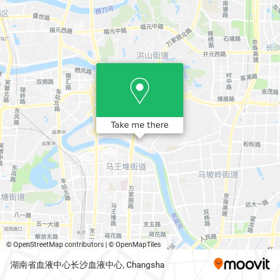 湖南省血液中心长沙血液中心 map