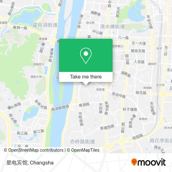 星电宾馆 map