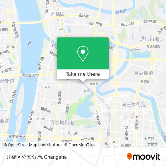 开福区公安分局 map