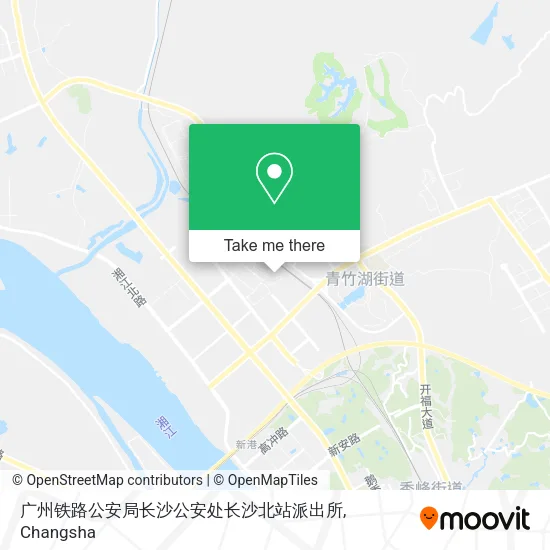 广州铁路公安局长沙公安处长沙北站派出所 map