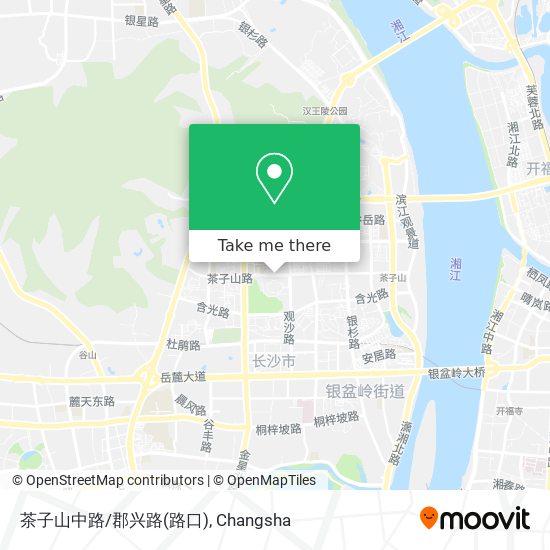 茶子山中路/郡兴路(路口) map