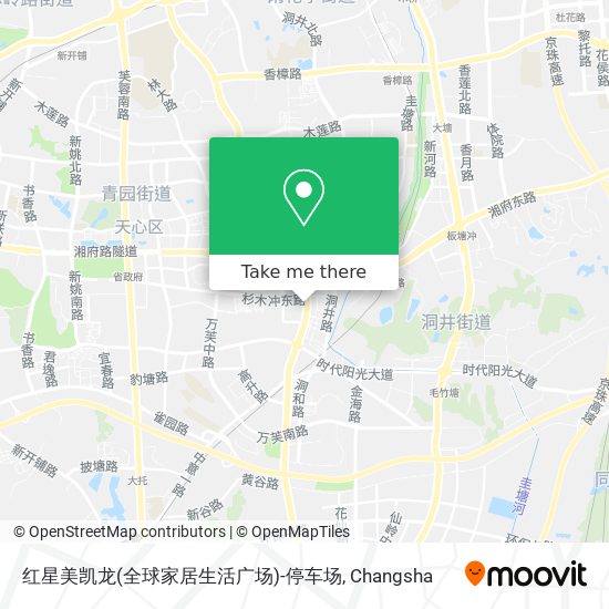 红星美凯龙(全球家居生活广场)-停车场 map