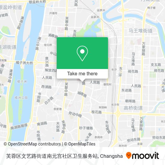 芙蓉区文艺路街道南元宫社区卫生服务站 map