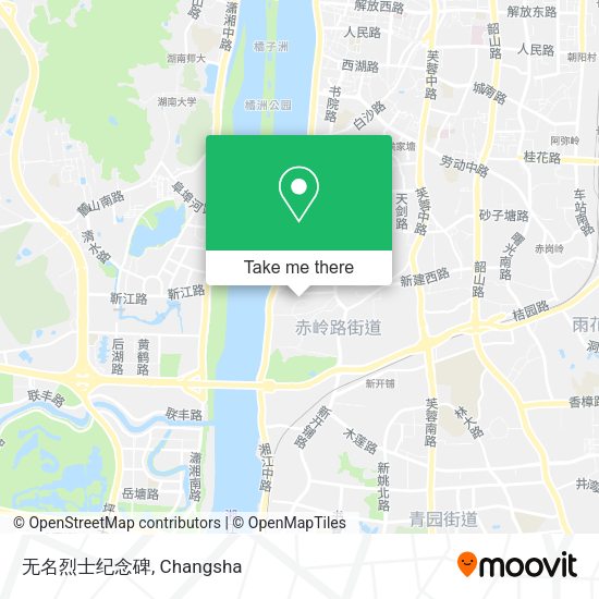 无名烈士纪念碑 map