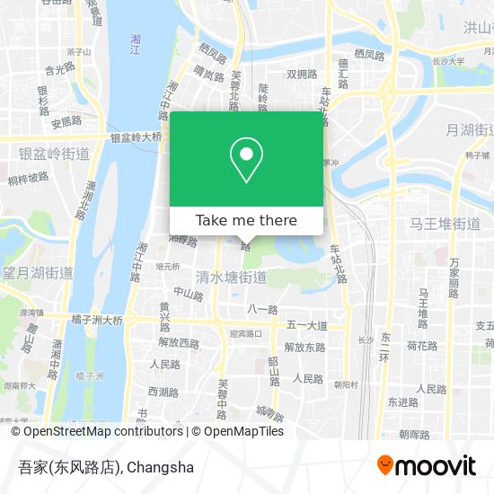 吾家(东风路店) map