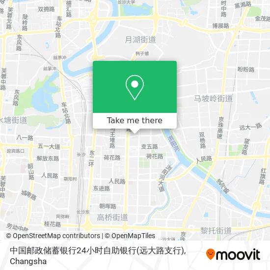 中国邮政储蓄银行24小时自助银行(远大路支行) map