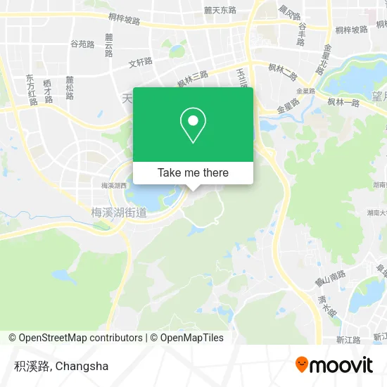 积溪路 map