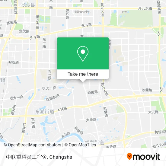 中联重科员工宿舍 map