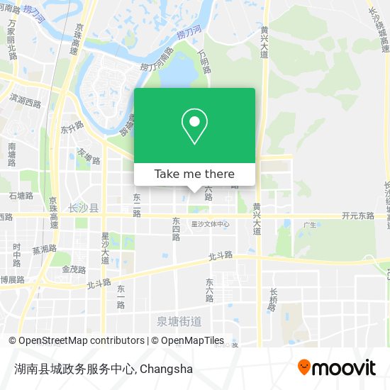 湖南县城政务服务中心 map