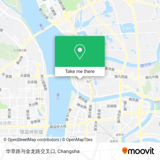 华章路与金龙路交叉口 map