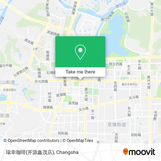 瑞幸咖啡(开源鑫茂店) map