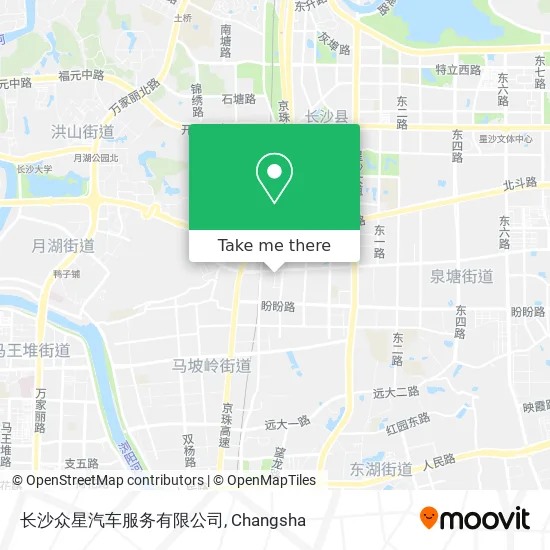 长沙众星汽车服务有限公司 map