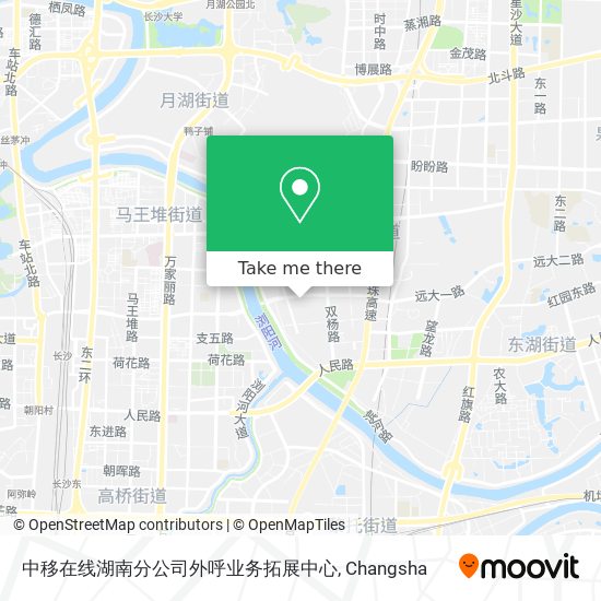 中移在线湖南分公司外呼业务拓展中心 map