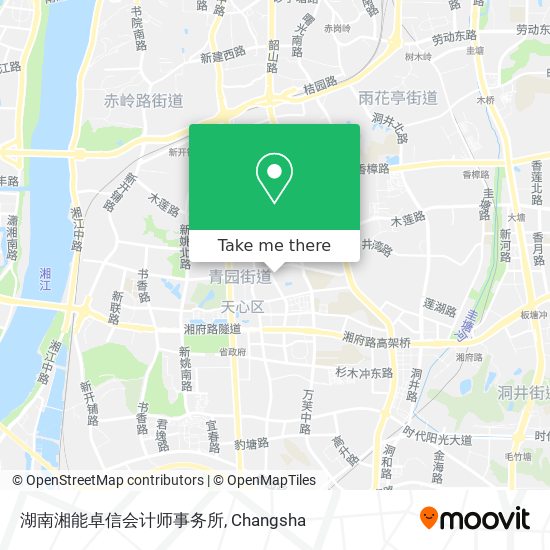 湖南湘能卓信会计师事务所 map