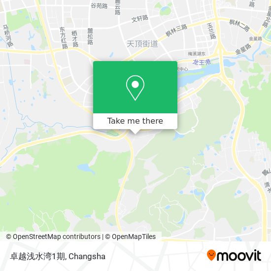 卓越浅水湾1期 map
